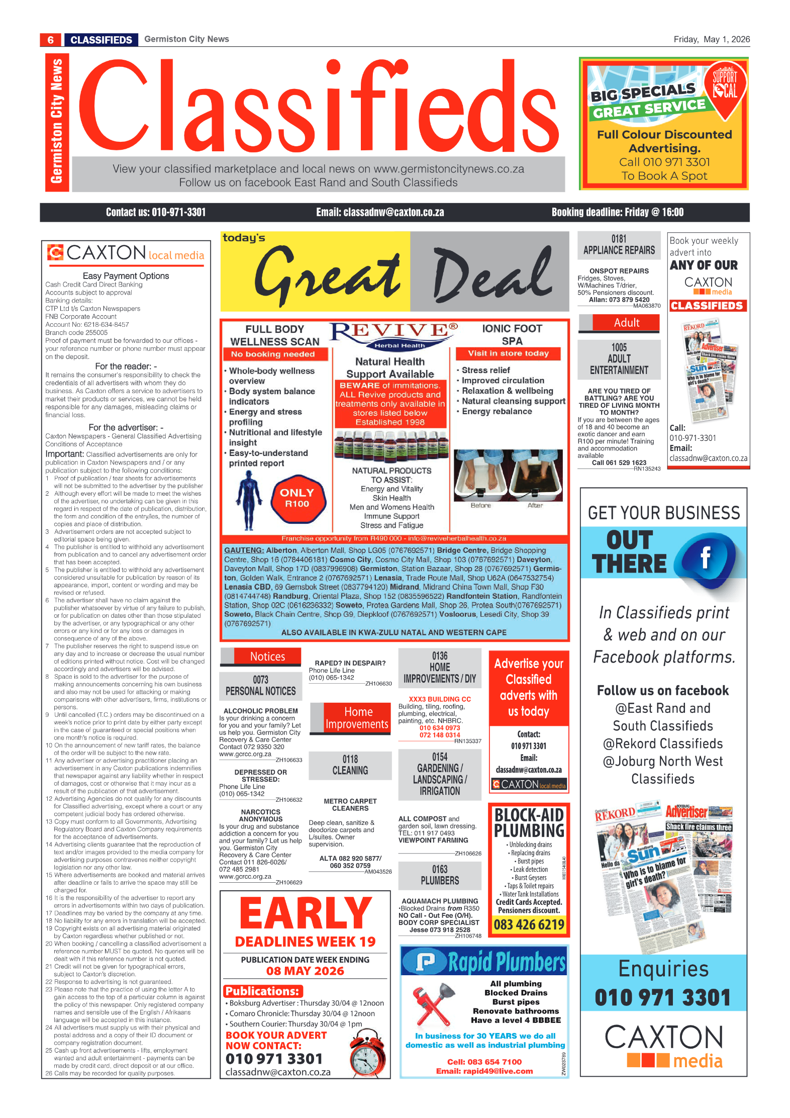 Germiston City News 1 May 2026 page 6