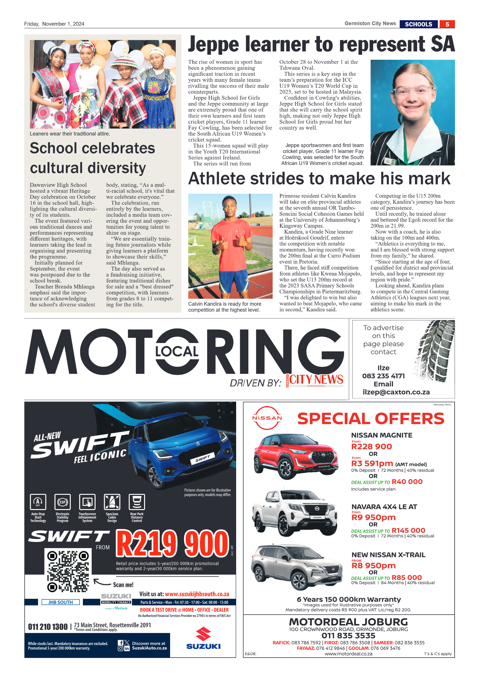 Germiston City News 1 November 2024 page 13