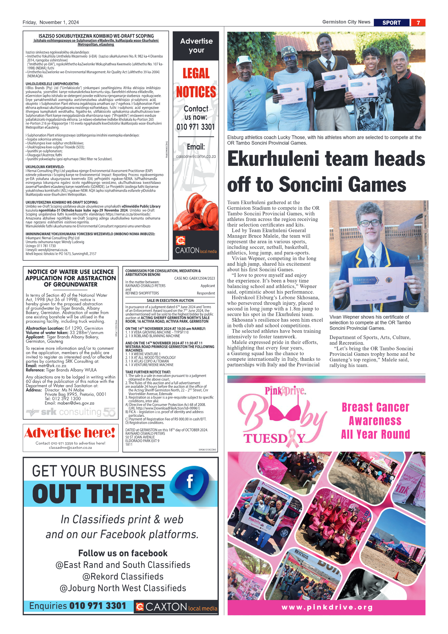 Germiston City News 1 November 2024 page 15