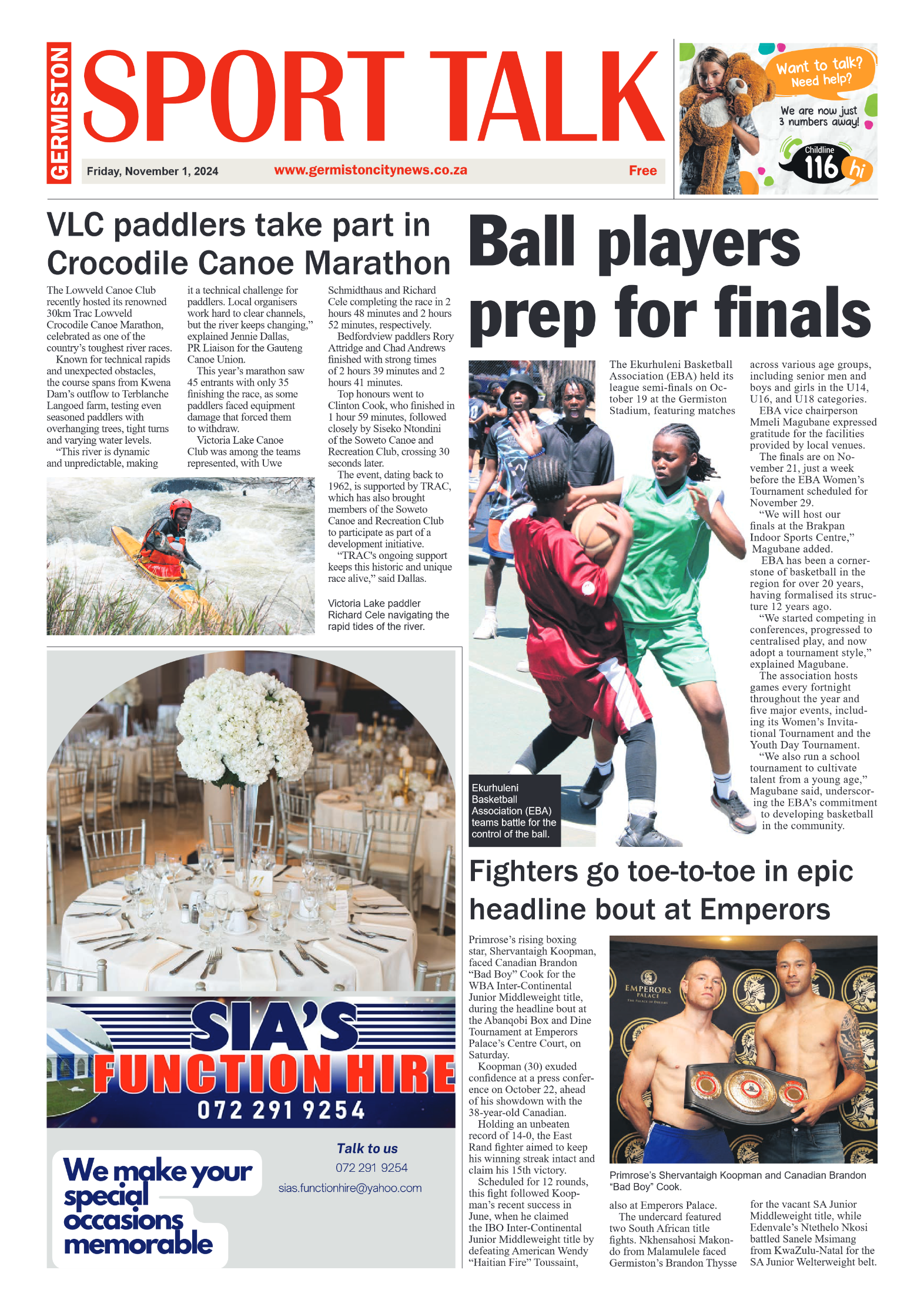 Germiston City News 1 November 2024 page 16