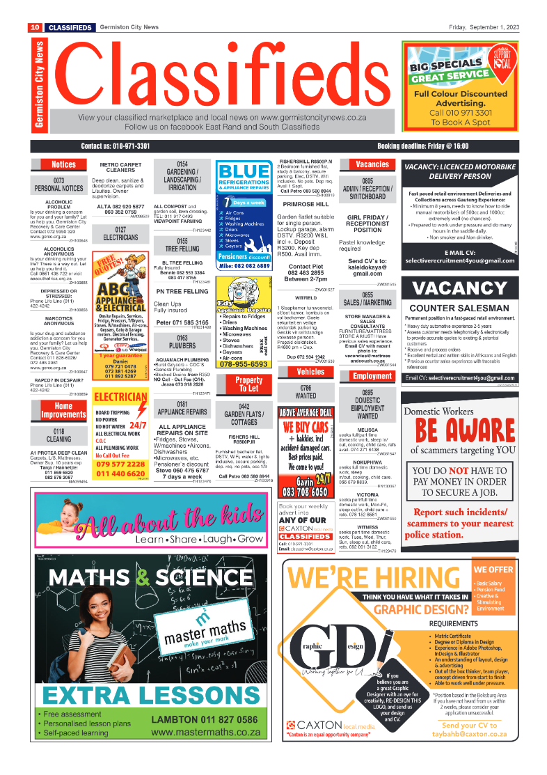Germiston City News 1 September 2023 page 10