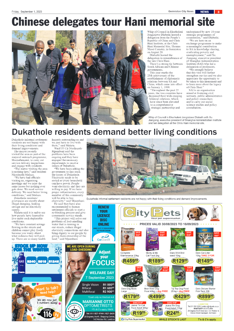 Germiston City News 1 September 2023 page 3
