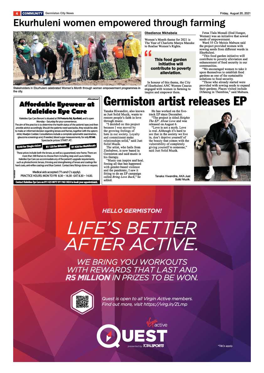 Germiston City News 20 August 2021 page 4