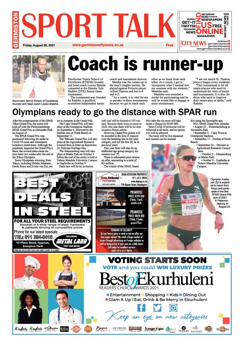 Germiston City News 20 August 2021 page 8