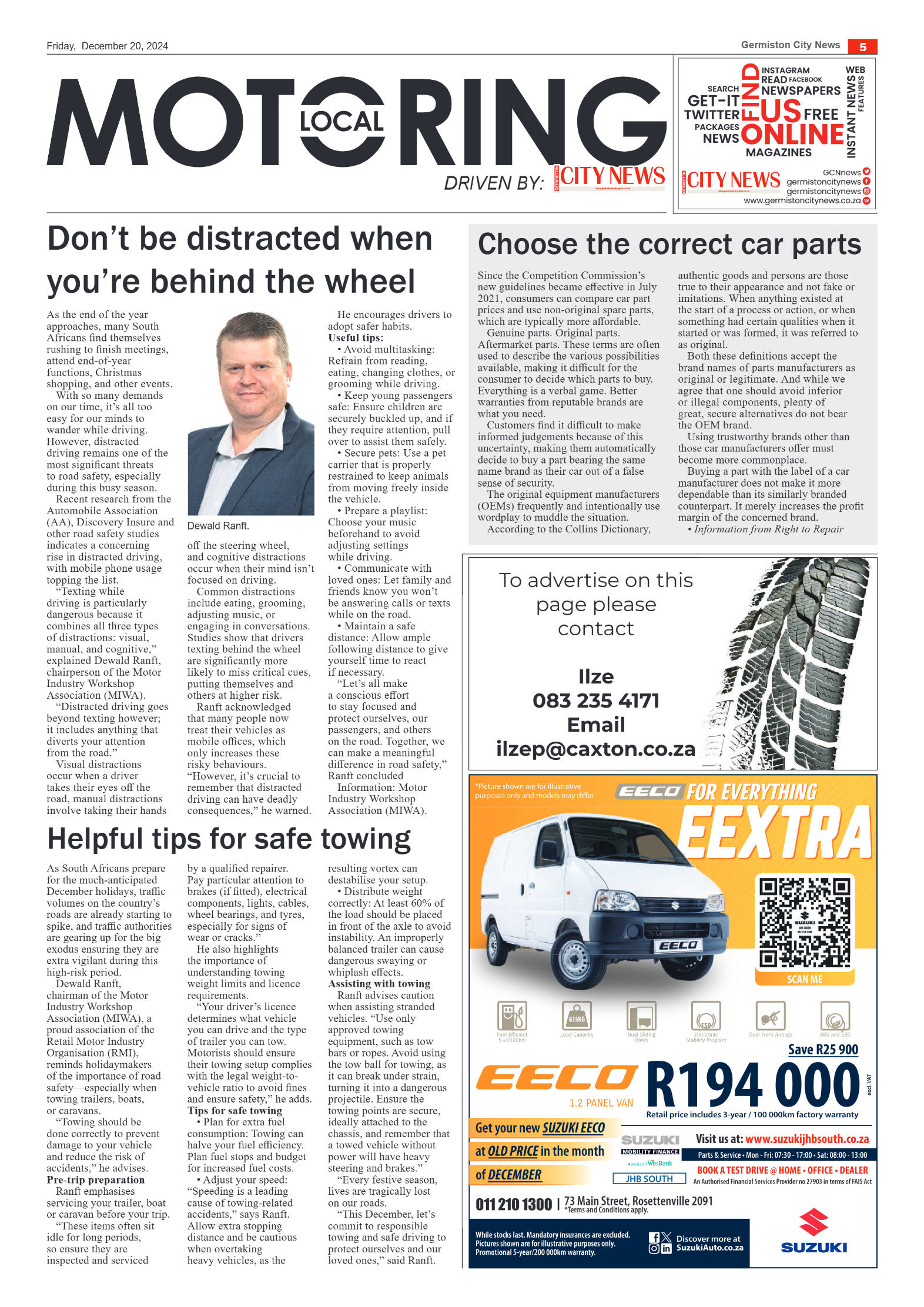 Germiston City News 20 December 2024 page 5