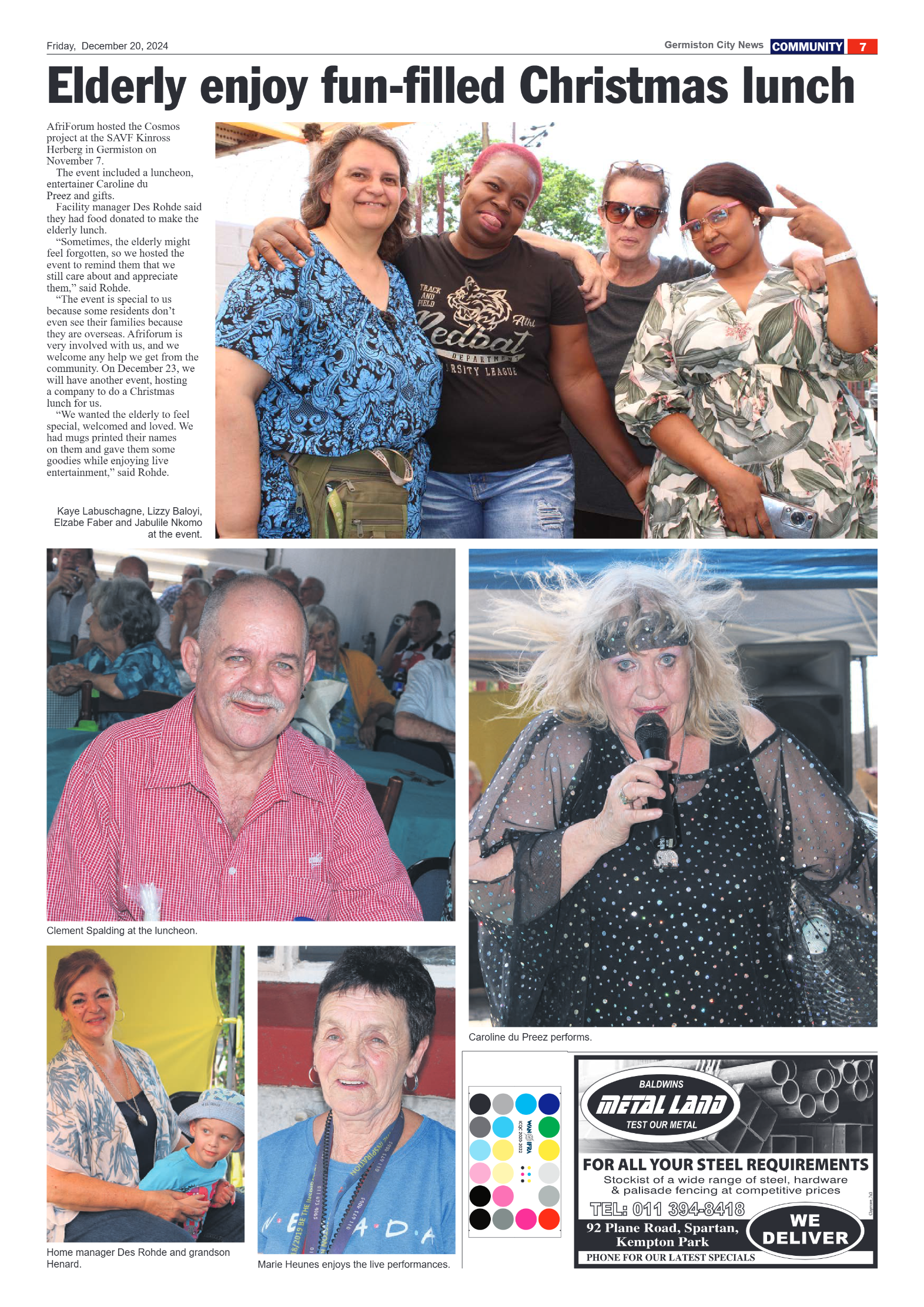 Germiston City News 20 December 2024 page 7