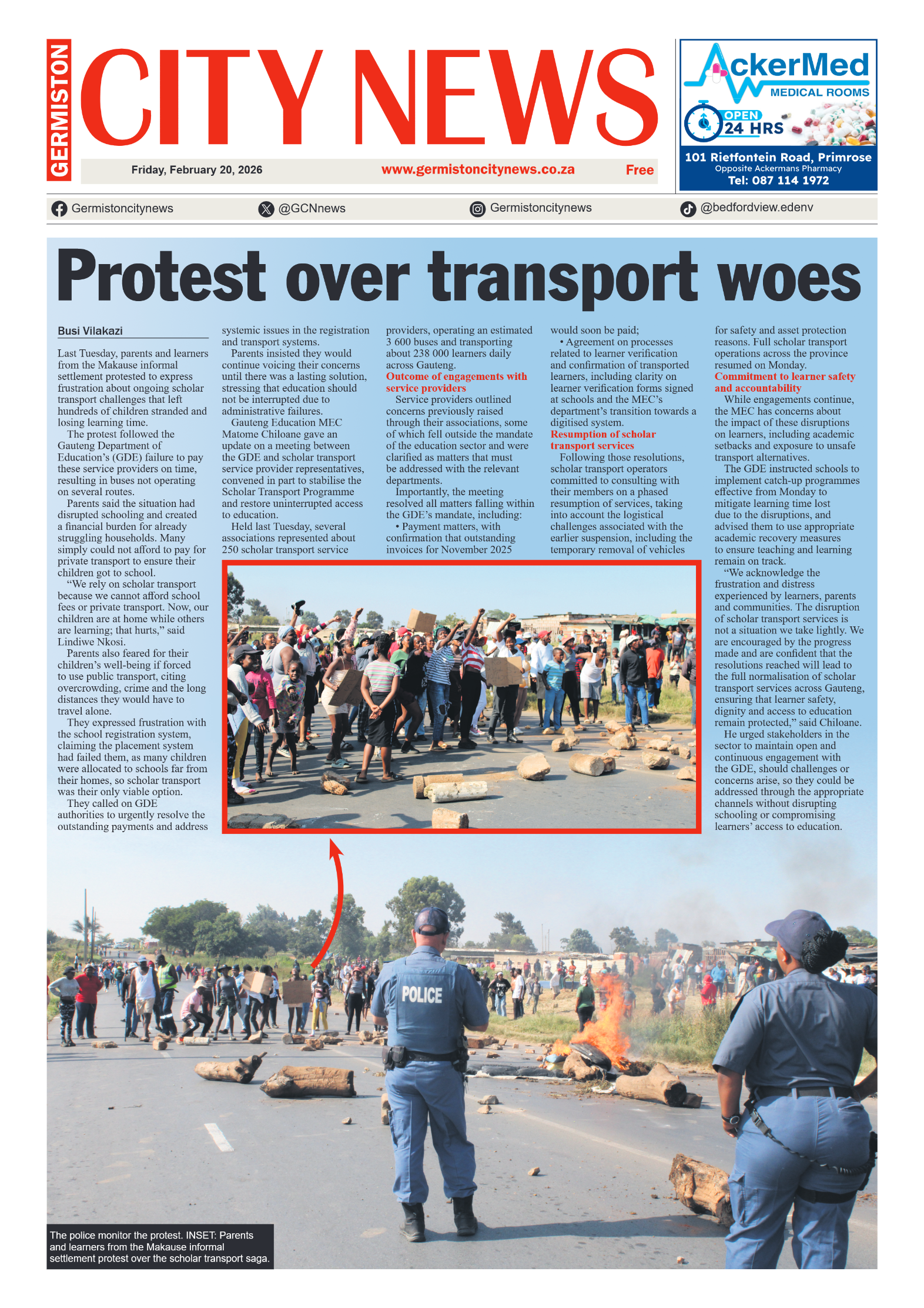 Germiston City News 20 February 2026 page 2