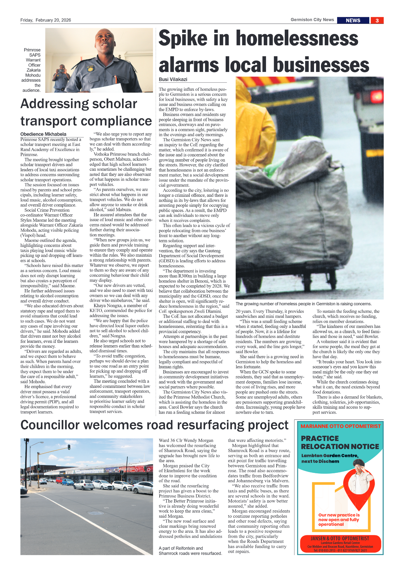 Germiston City News 20 February 2026 page 4