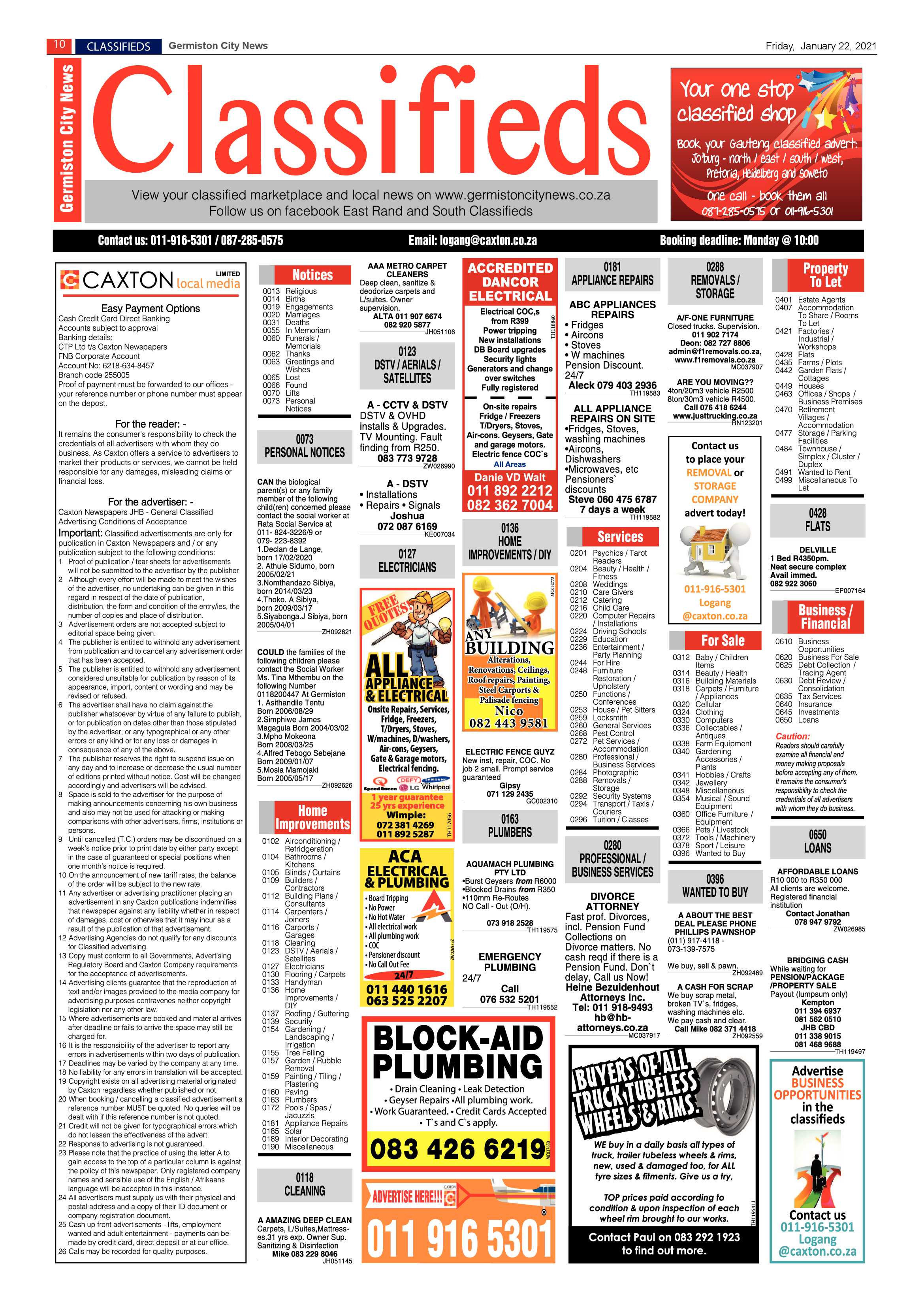 Germiston City News 20 January 2021 page 10