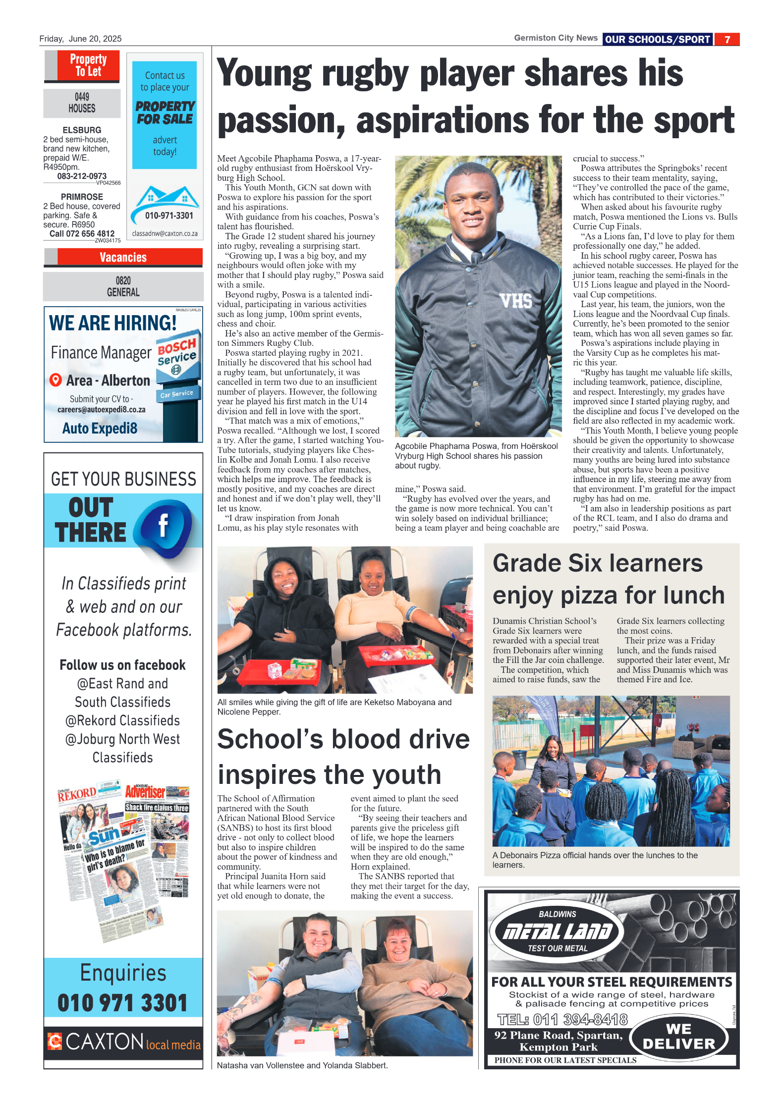 Germiston City News 20 June 2025 page 7