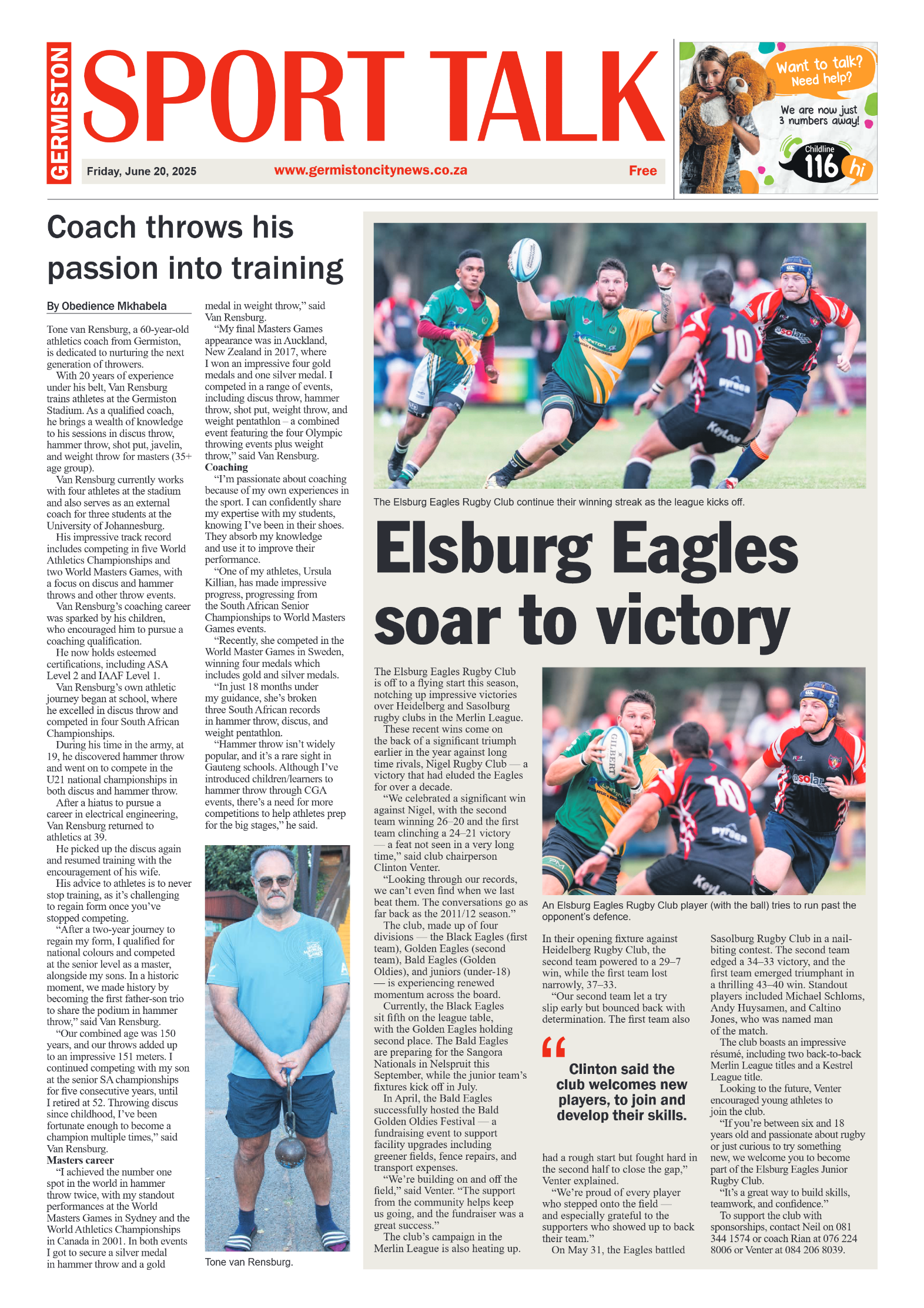 Germiston City News 20 June 2025 page 8