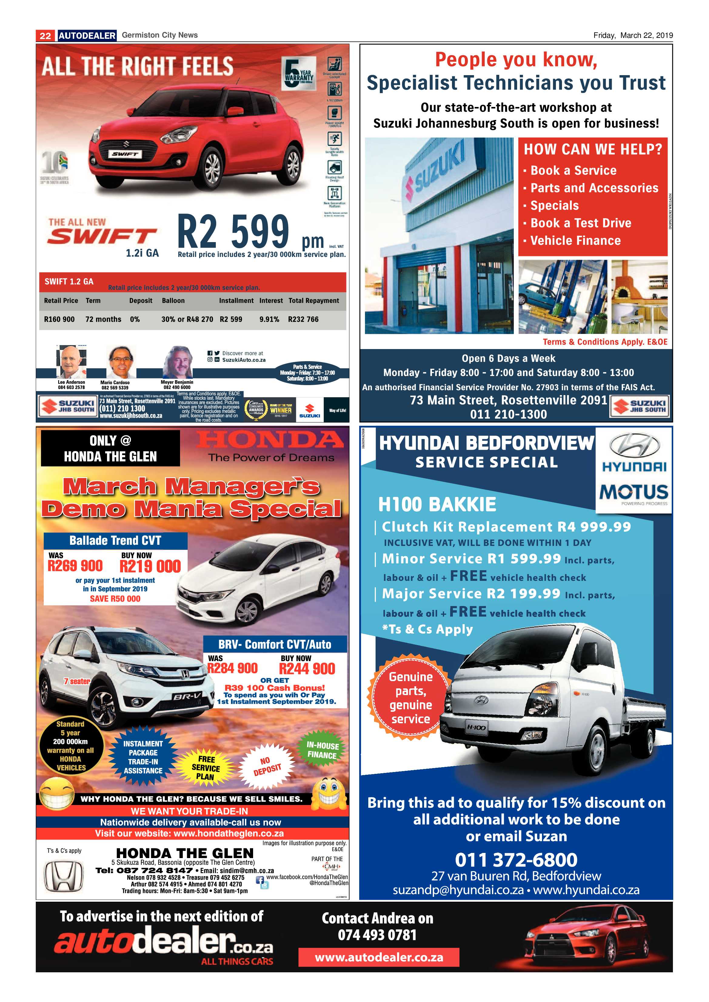 Germiston City News 20 March 2019 page 22