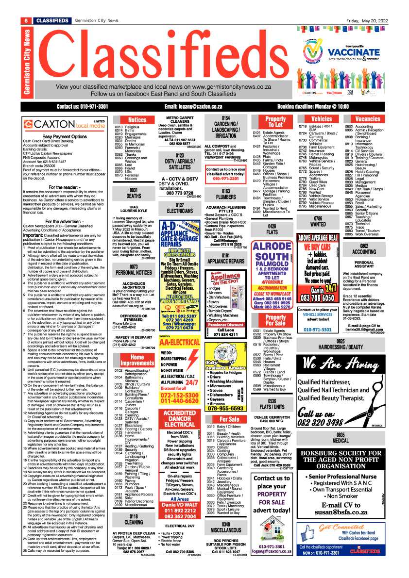 Germiston City News 20 May 2022 page 6