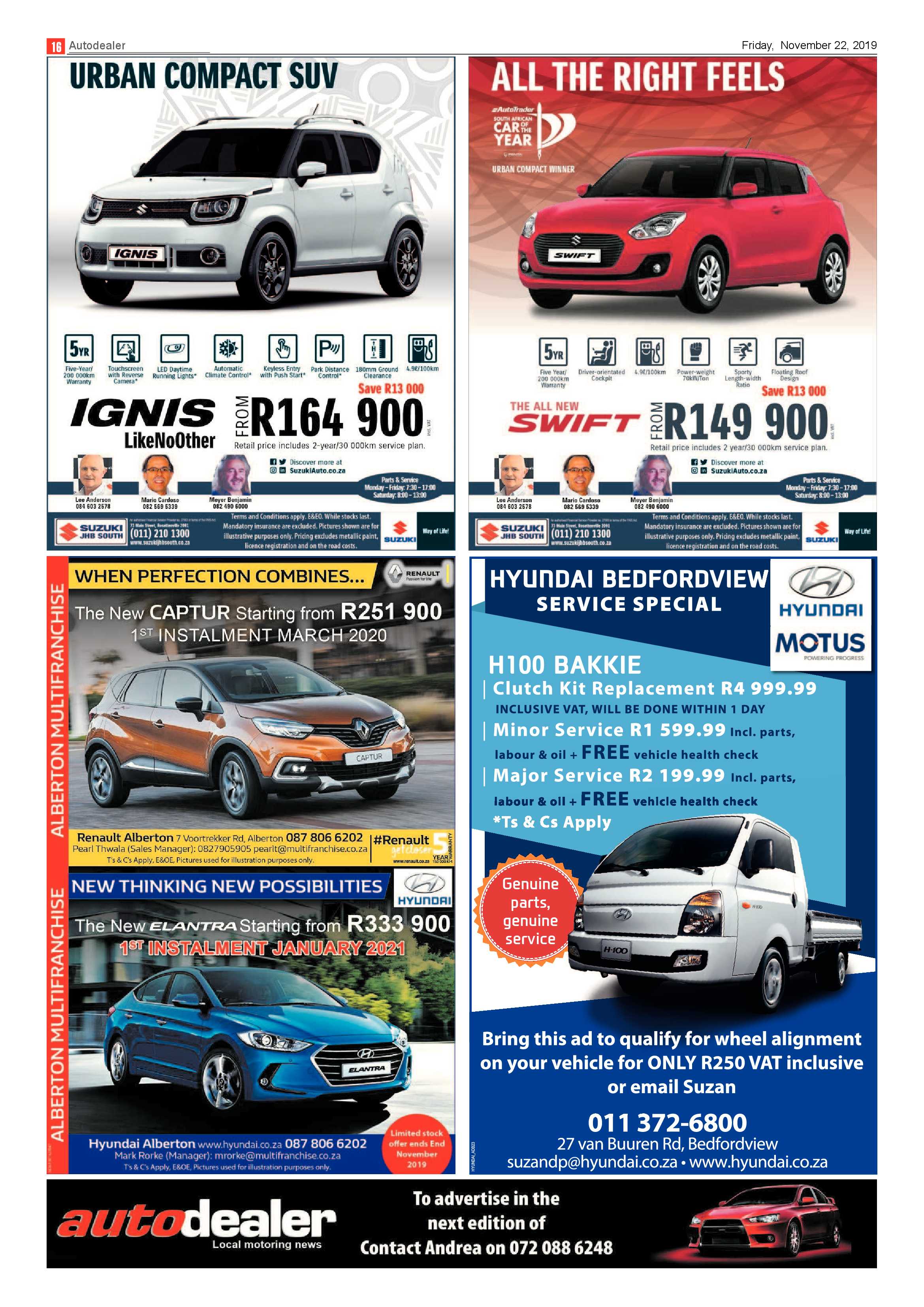 Germiston City News 20 November 2019 page 16