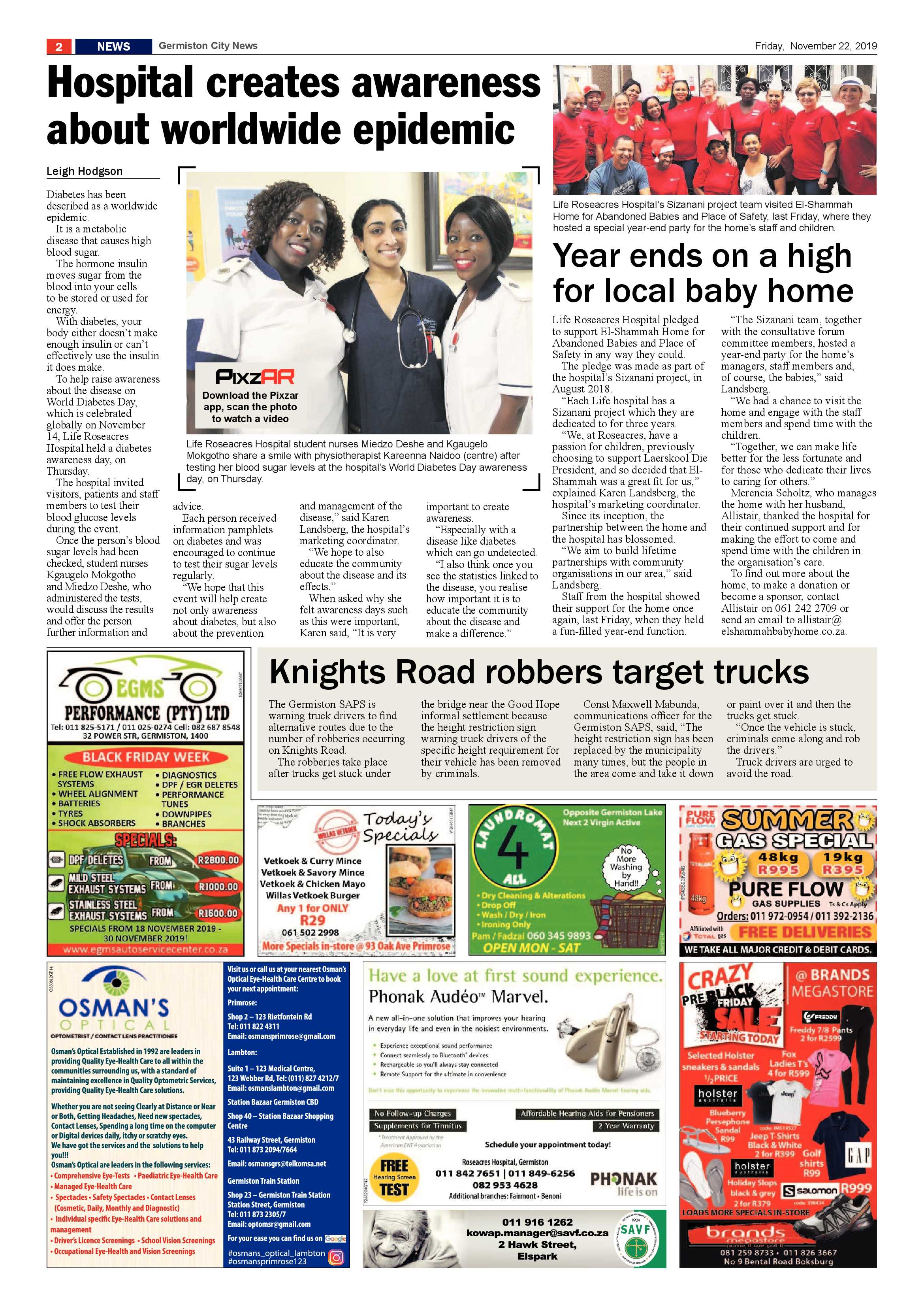 Germiston City News 20 November 2019 page 2