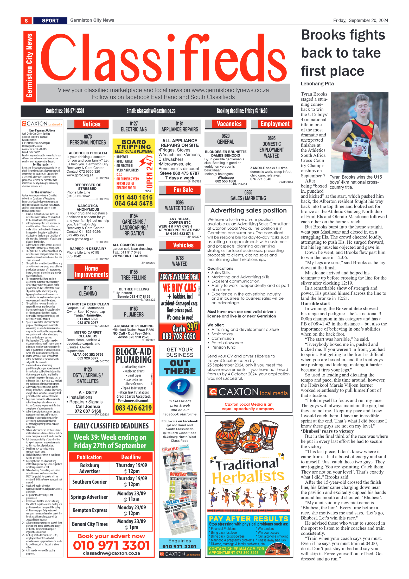 Germiston City News 20 September 2024 page 6