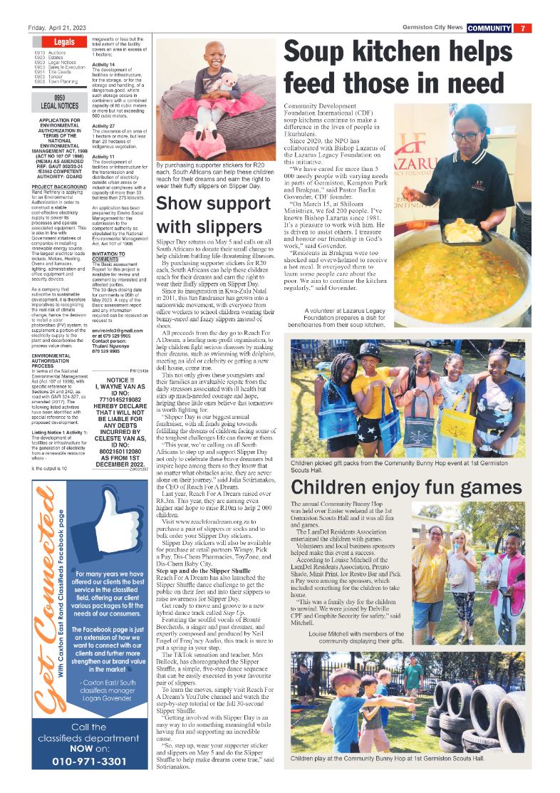 Germiston City News 21 April 2023 page 7