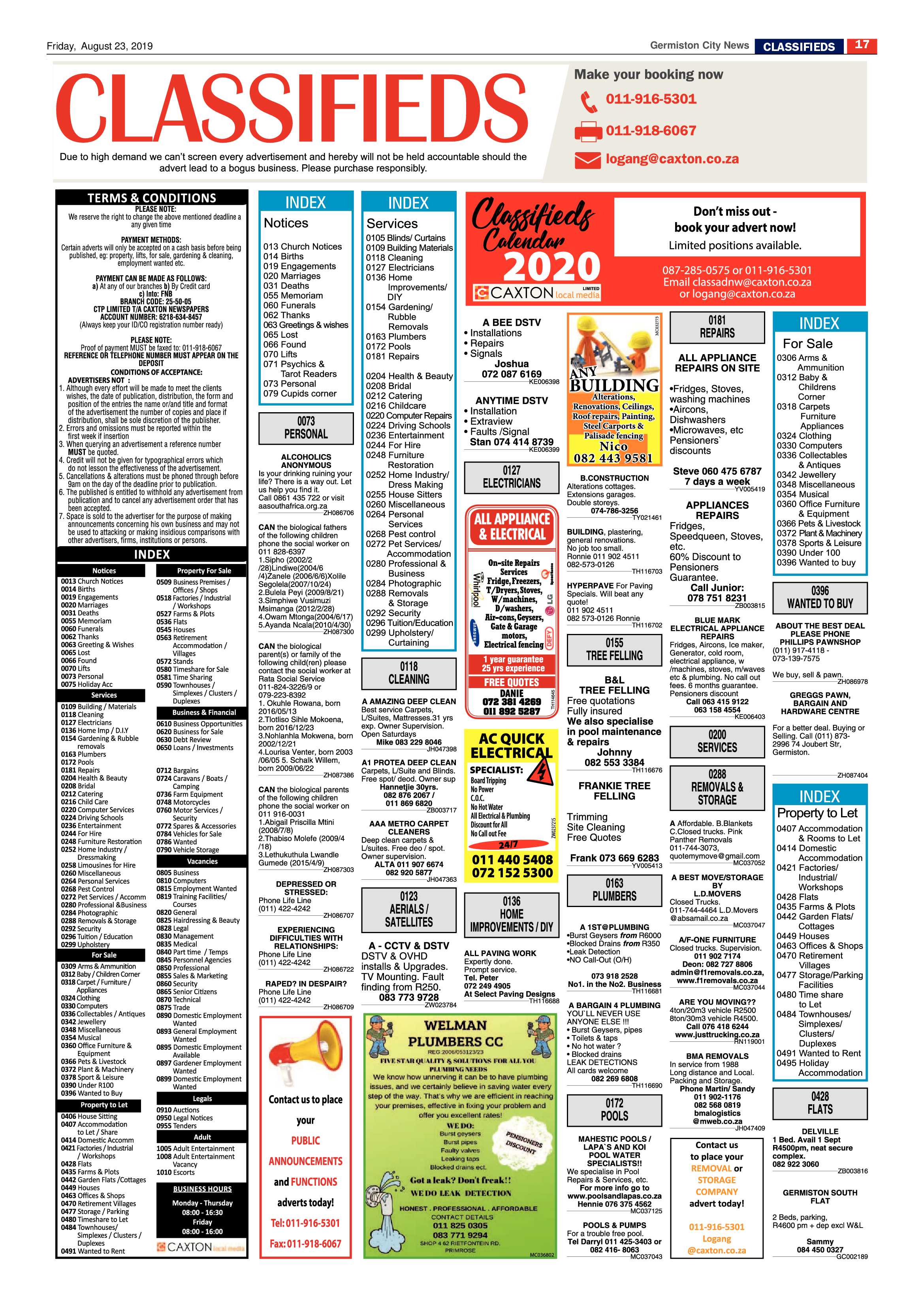 Germiston City News 21 August 2019 page 17