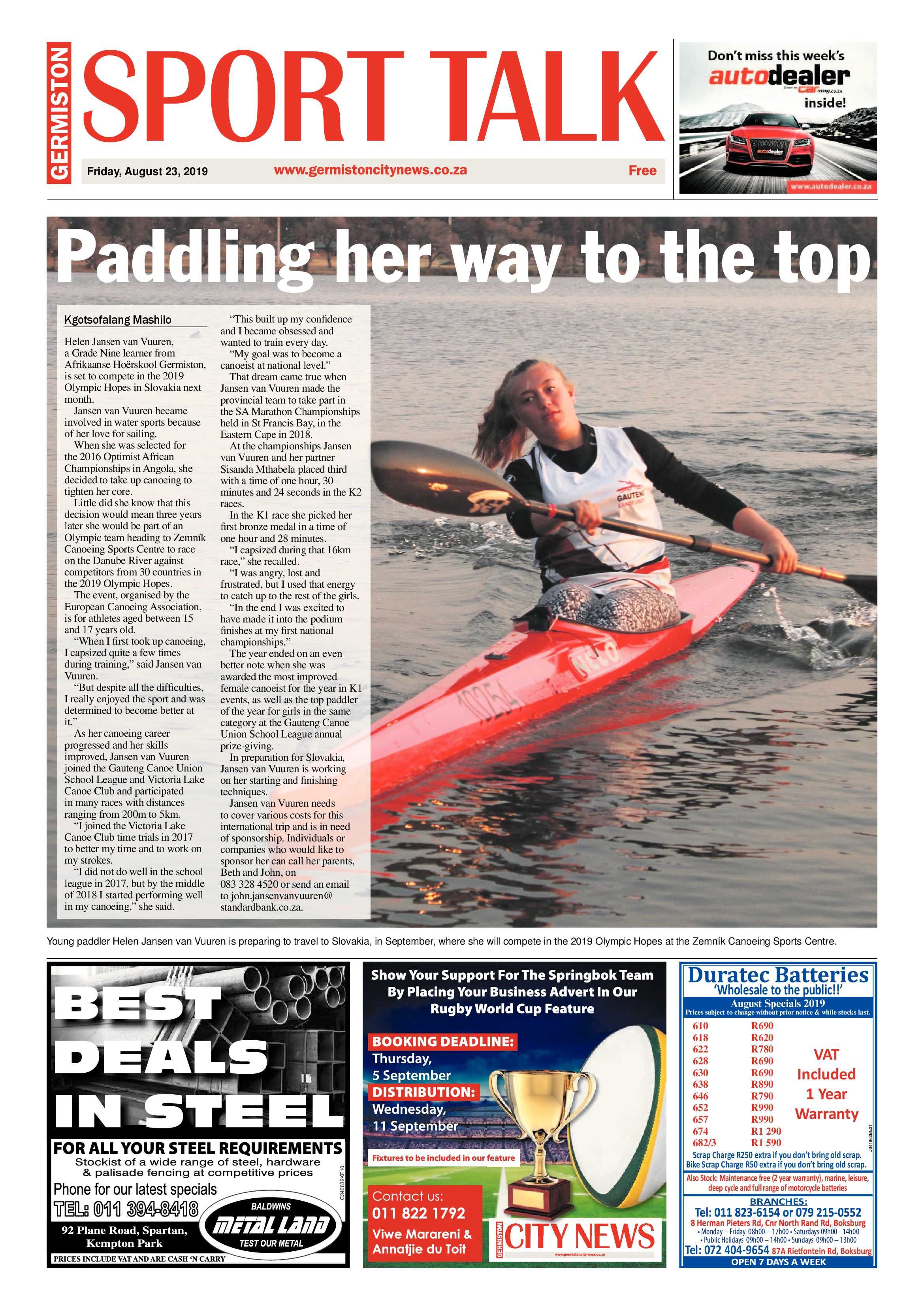 Germiston City News 21 August 2019 page 20