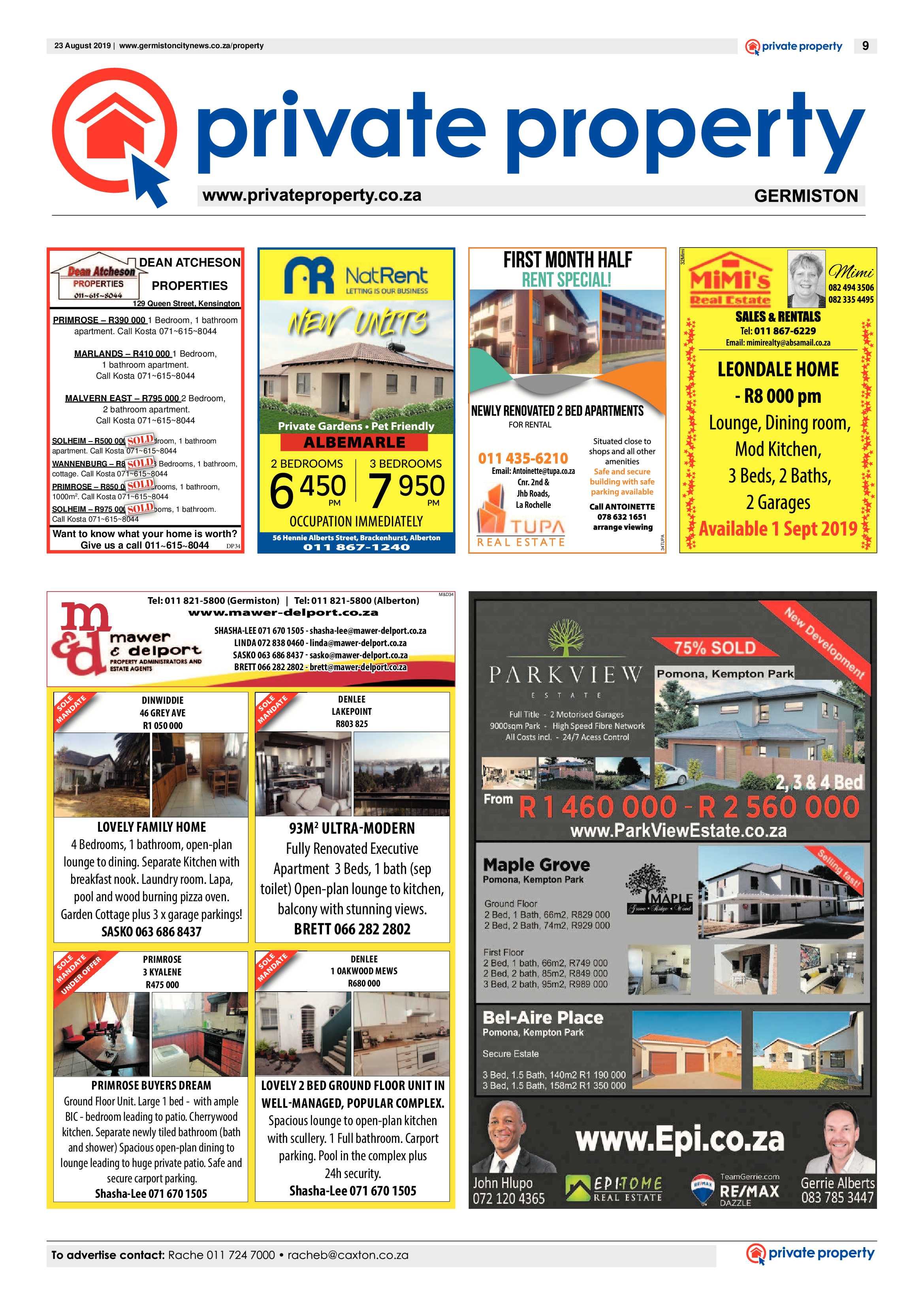 Germiston City News 21 August 2019 page 9