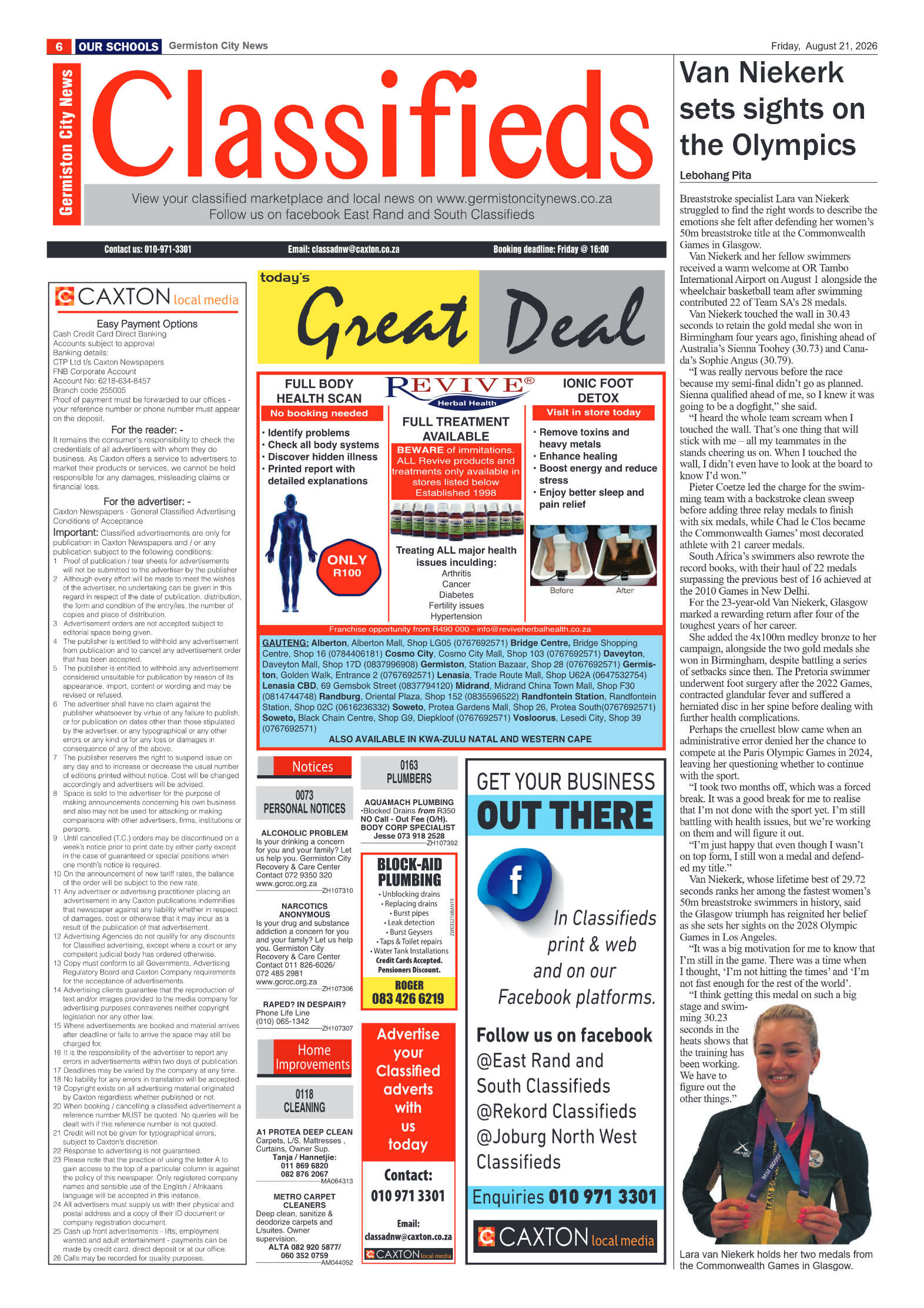 Germiston City News 21 August 2026 page 6