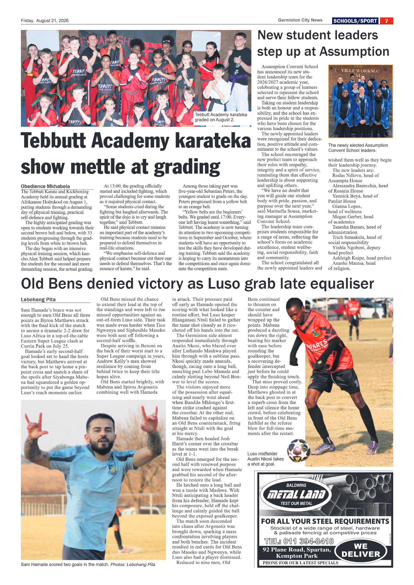 Germiston City News 21 August 2026 page 7