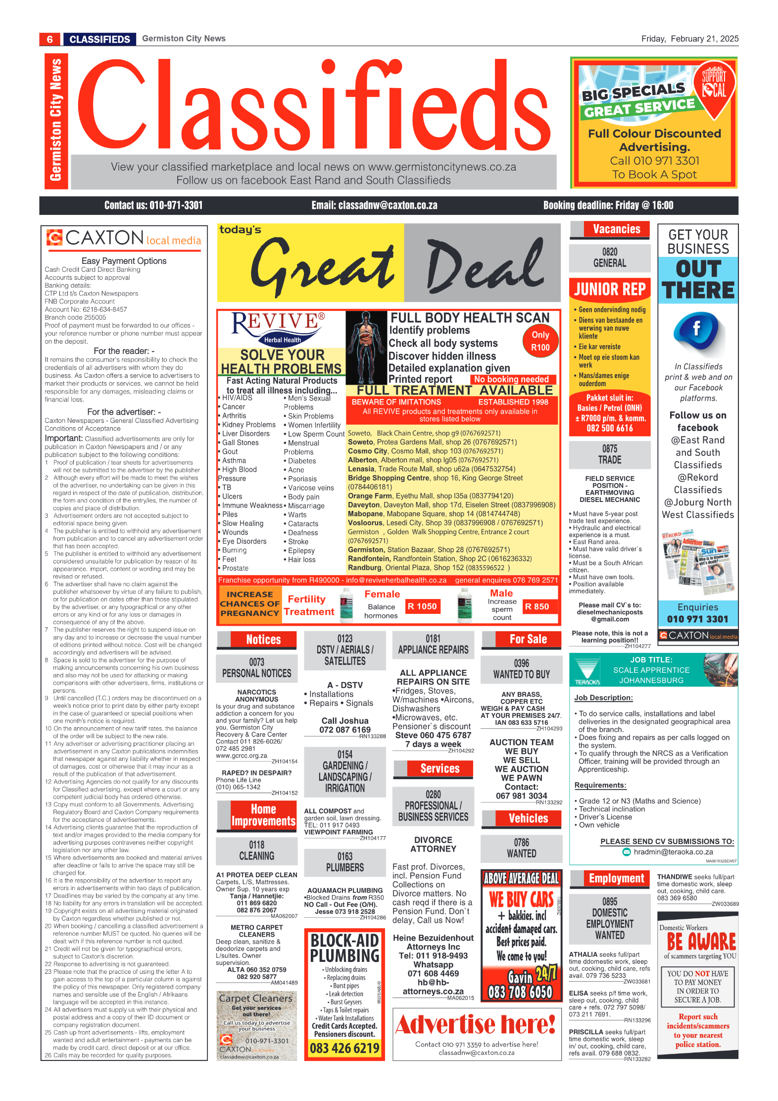 Germiston City News 21 February 2025 page 6