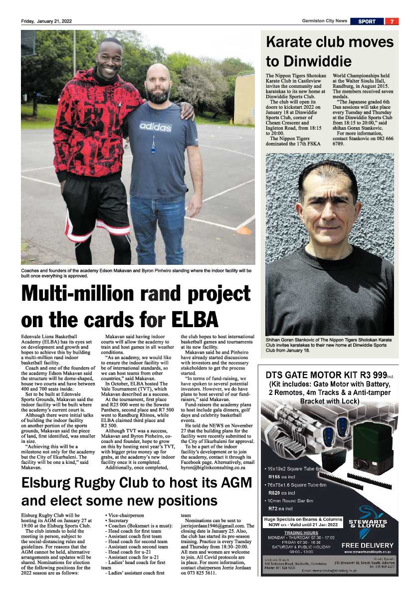 Germiston City News 21 January 2022 page 9