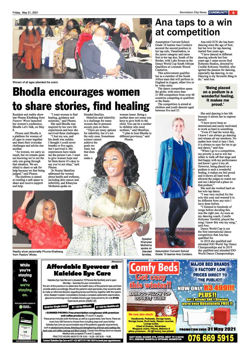 Germiston City News 21 May 2021 page 5