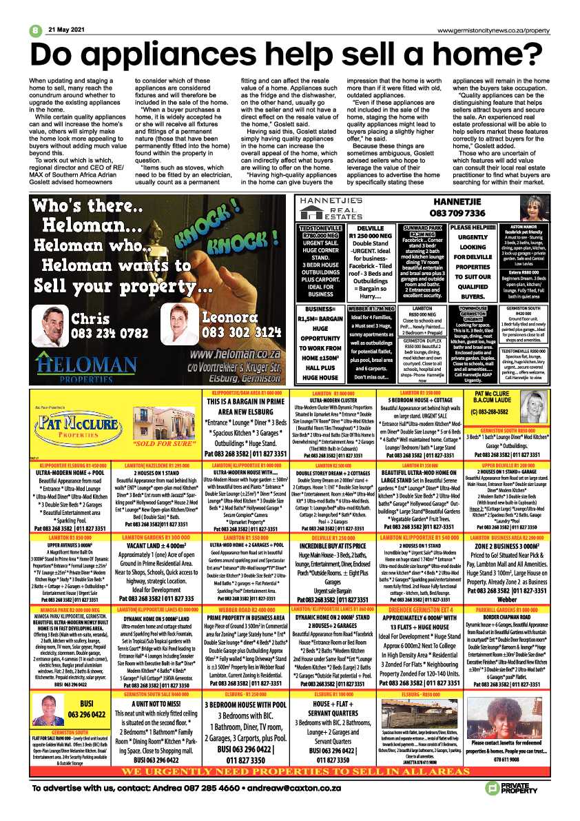 Germiston City News 21 May 2021 page 8