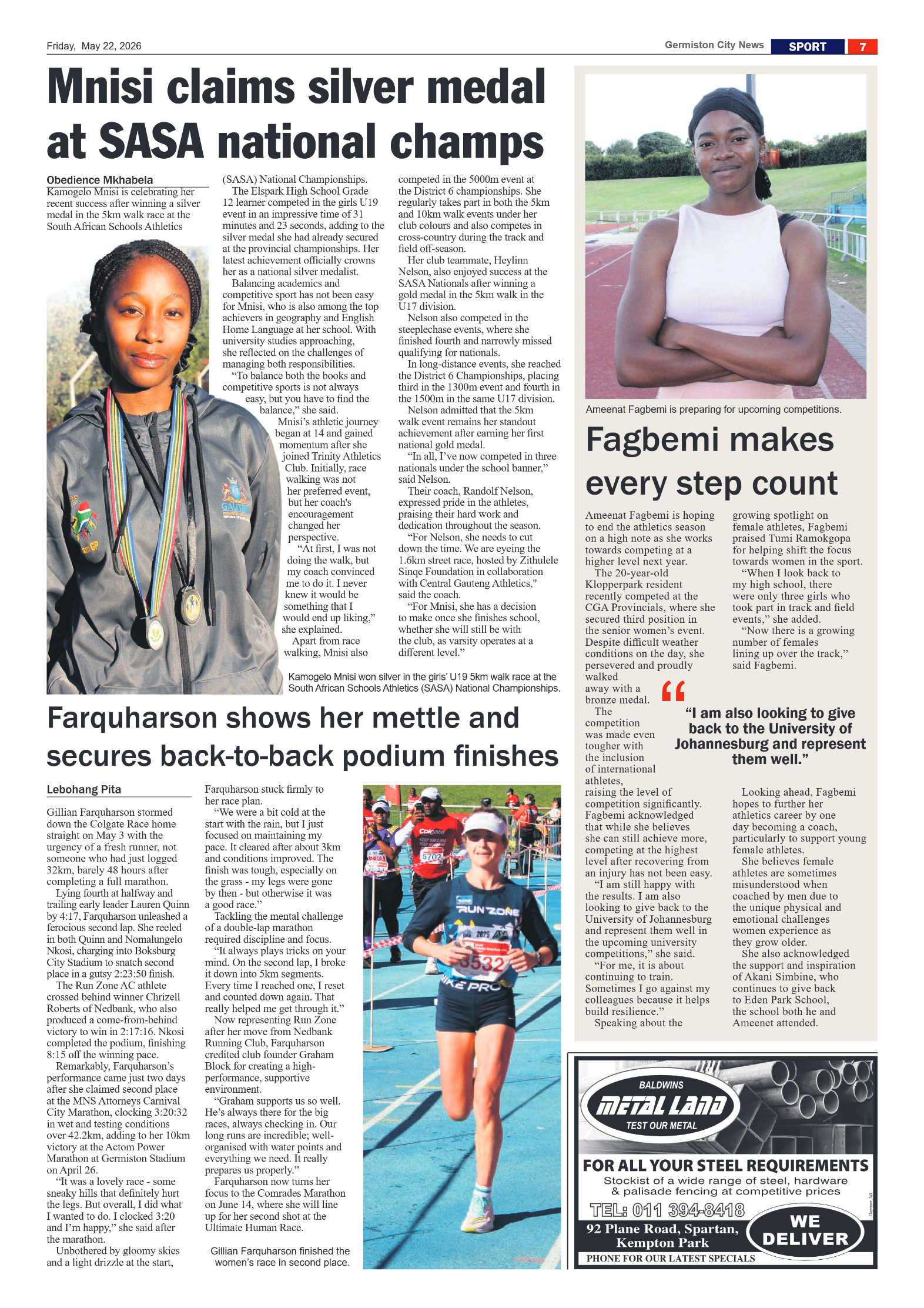 Germiston City News 21 May 2026 page 7