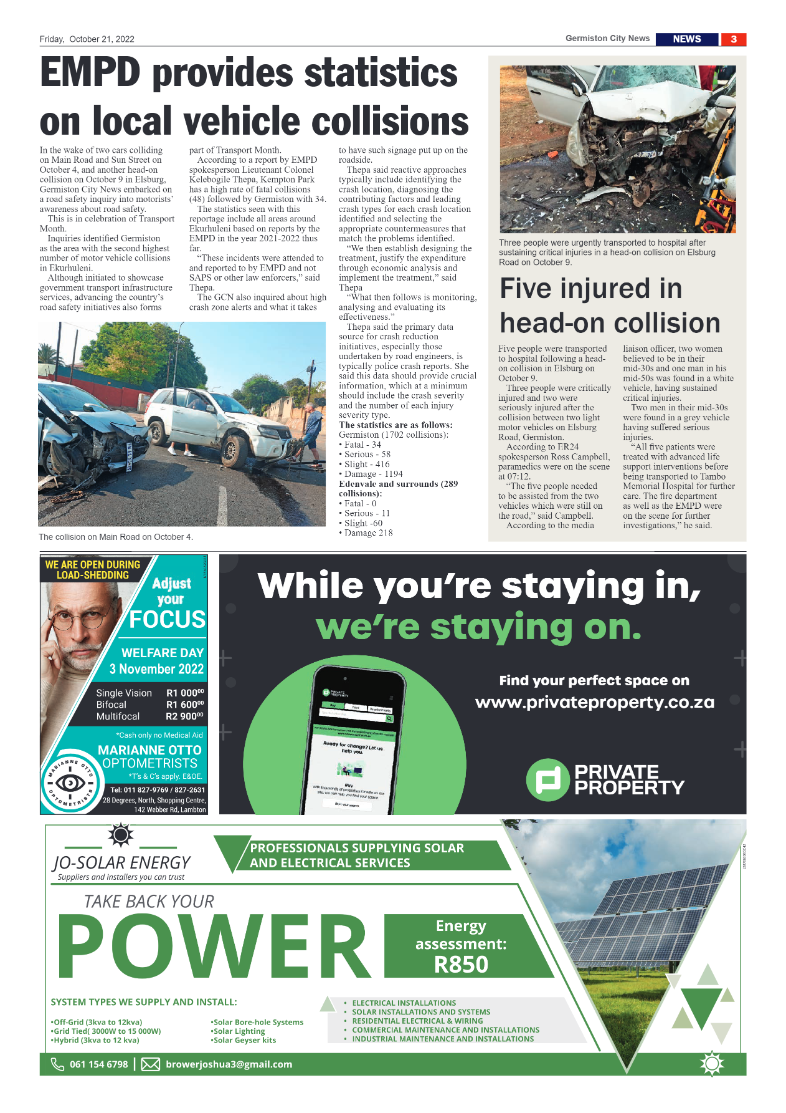 Germiston City News 21 October 2022 page 3