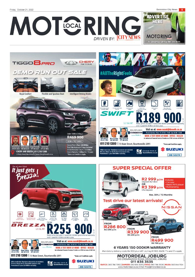 Germiston City News 21 October 2022 page 5