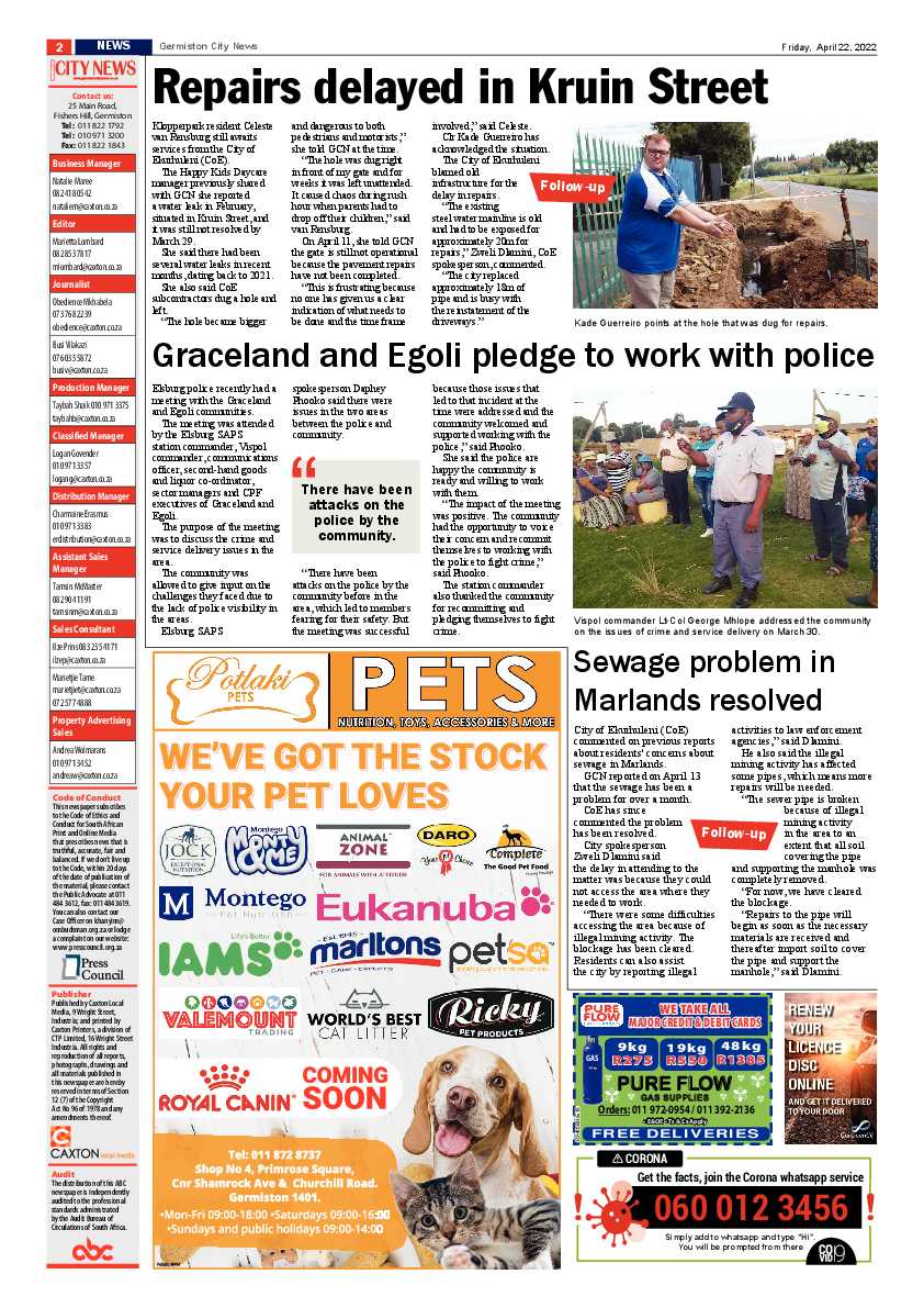 Germiston City News 22 April 2022 page 4