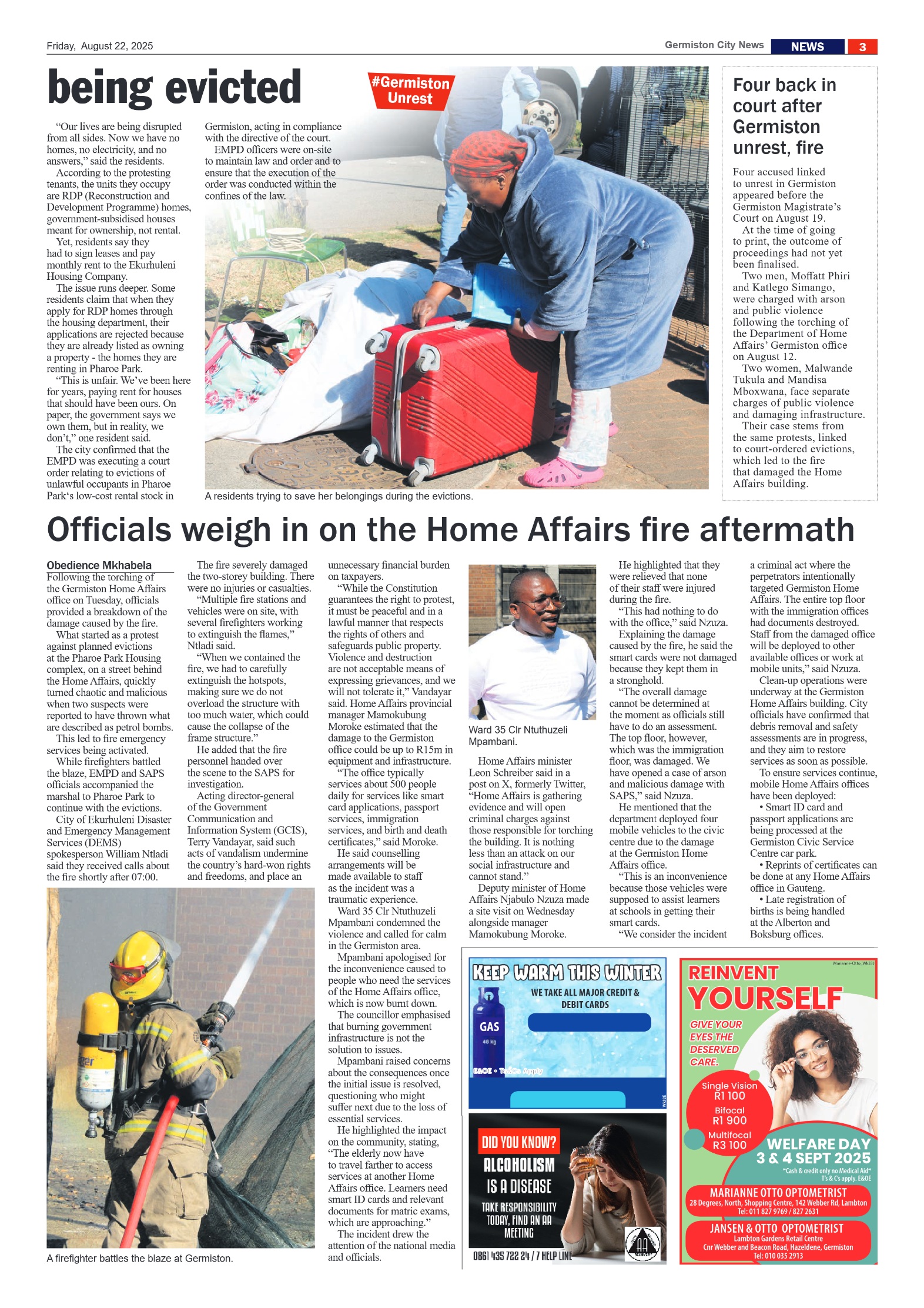 Germiston City News 22 August 2025 page 3