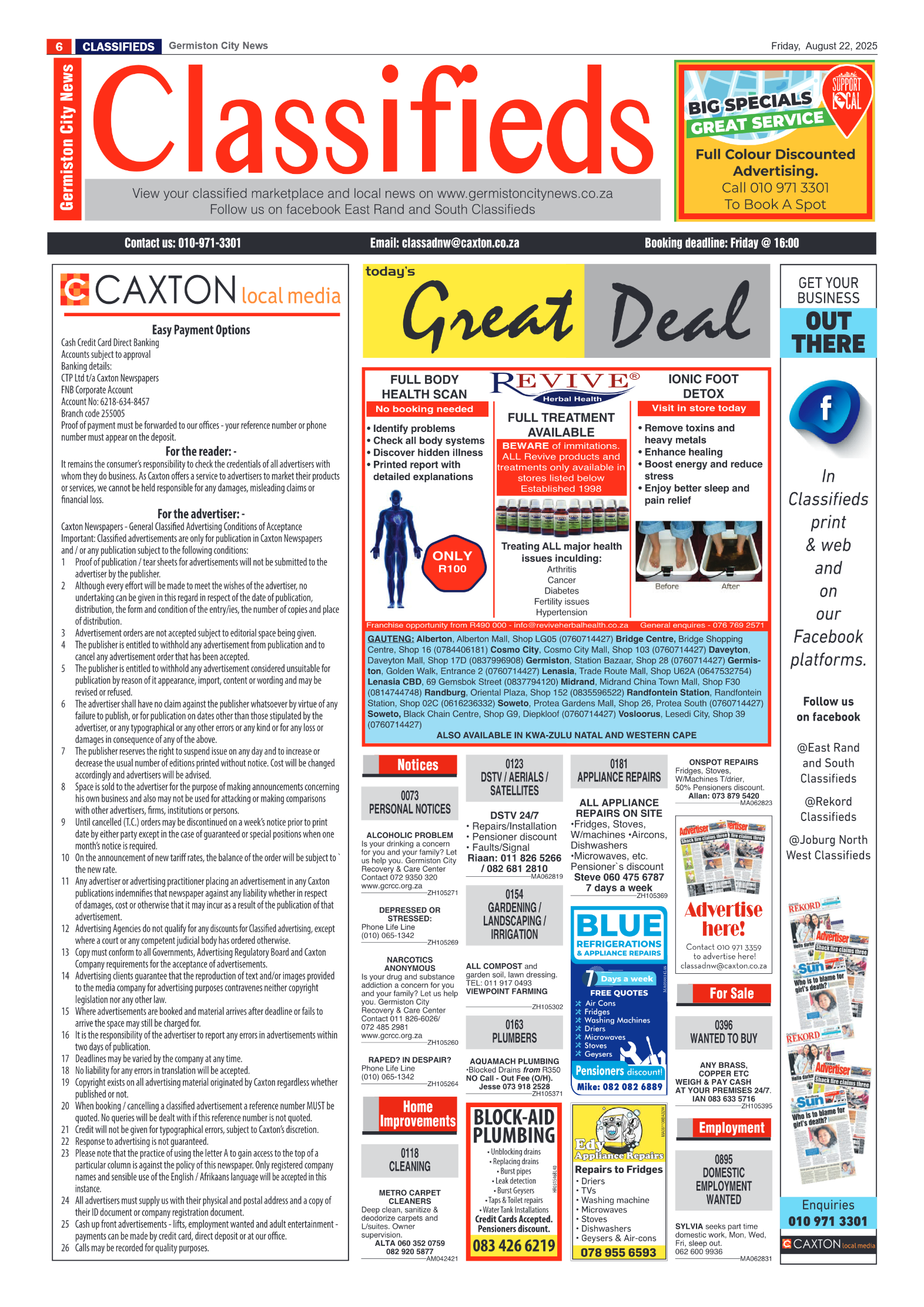 Germiston City News 22 August 2025 page 6