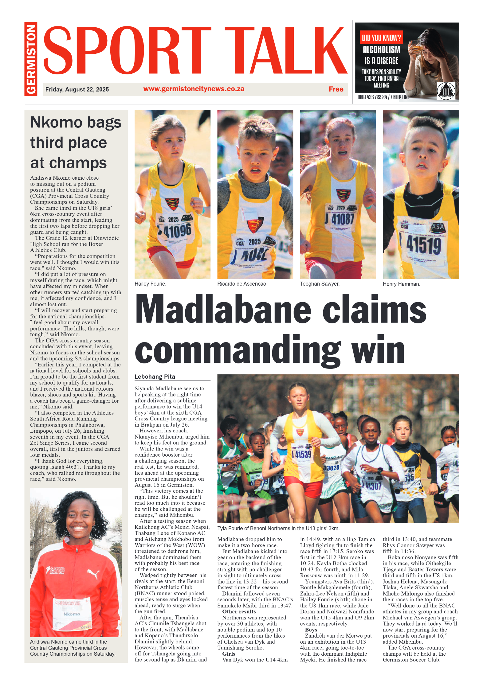 Germiston City News 22 August 2025 page 8