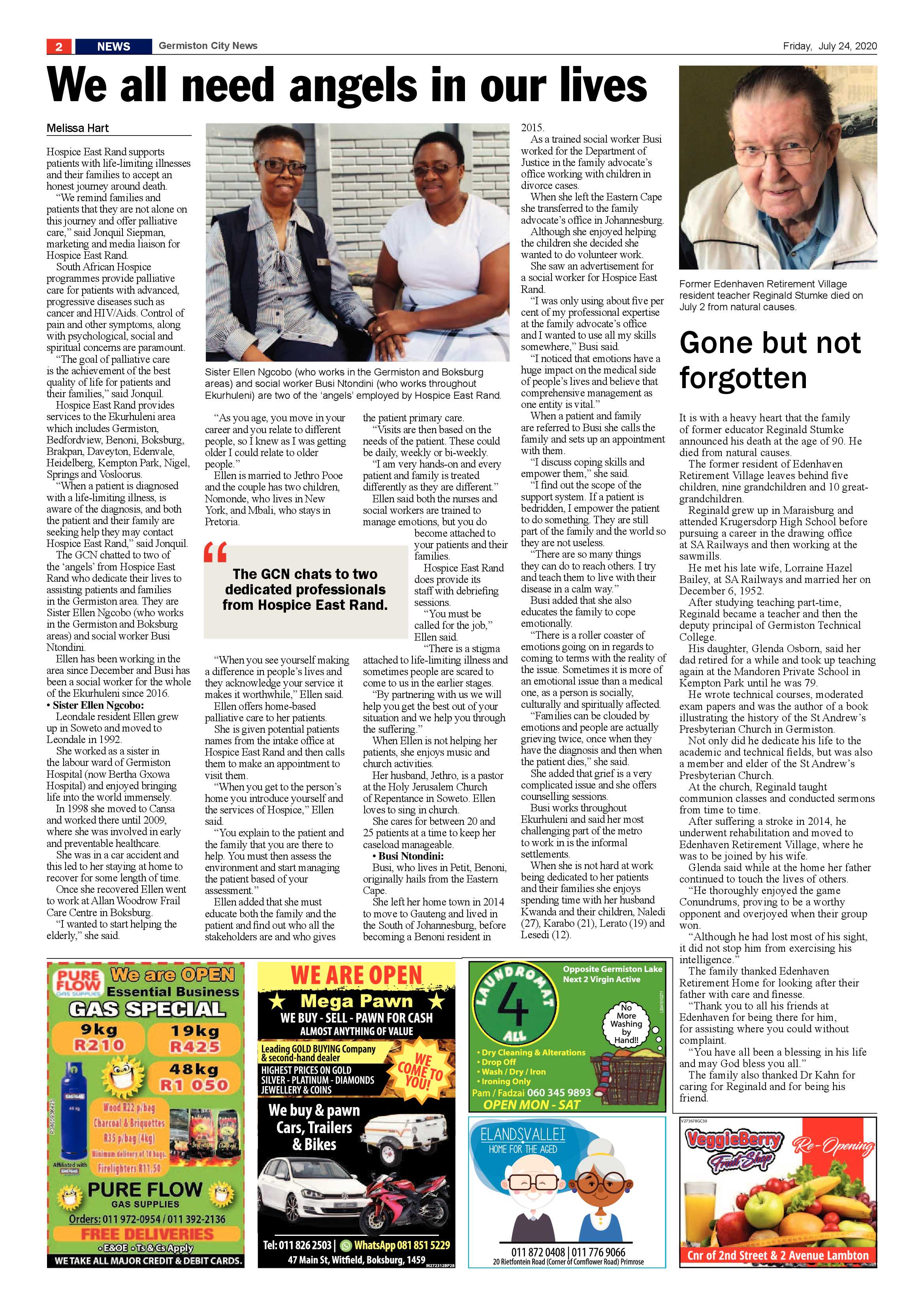 Germiston City News 22 July 2020 page 2