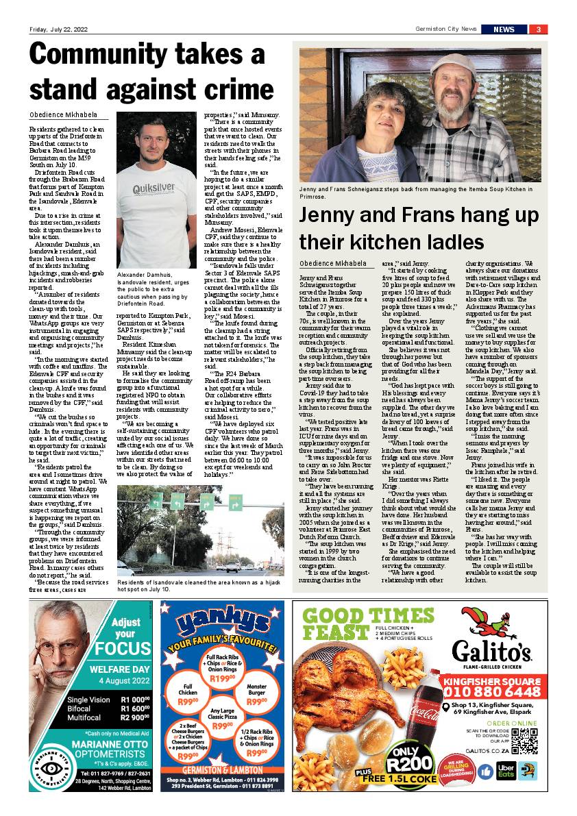 Germiston City News 22 July 2022 page 3