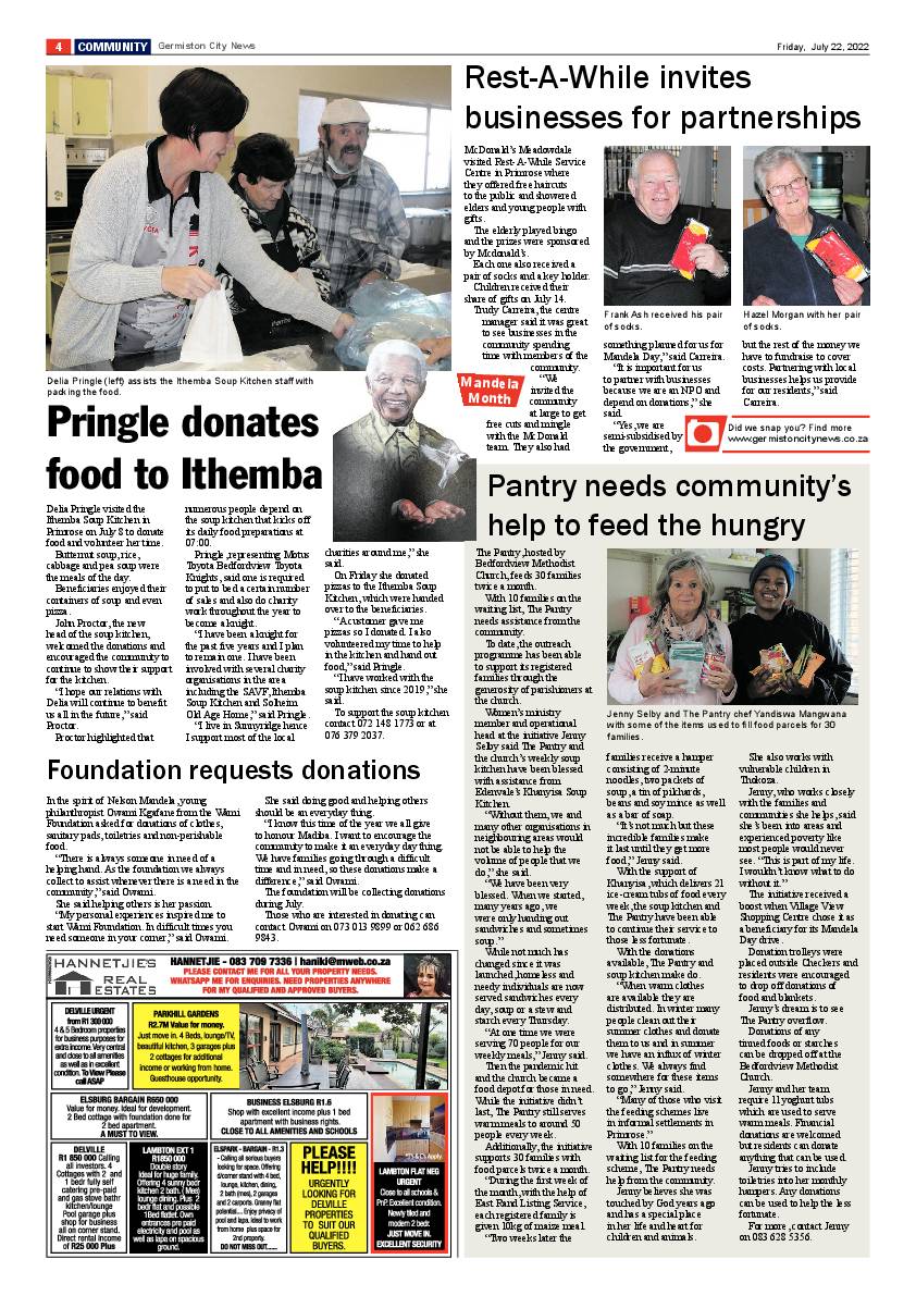 Germiston City News 22 July 2022 page 4