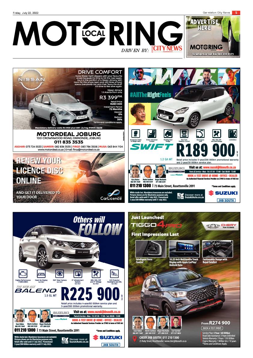 Germiston City News 22 July 2022 page 5