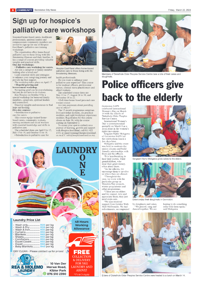 Germiston City News 22 March 2024 page 8