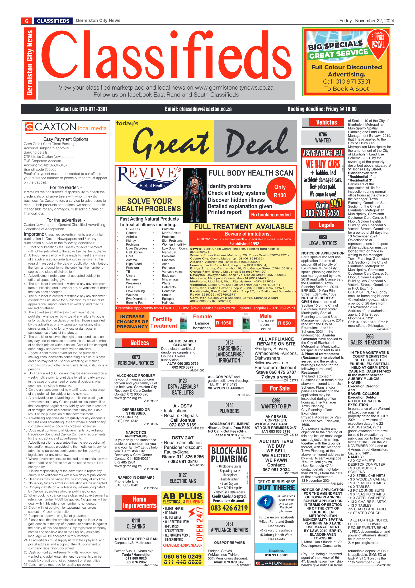 Germiston City News 22 November 2024 page 6