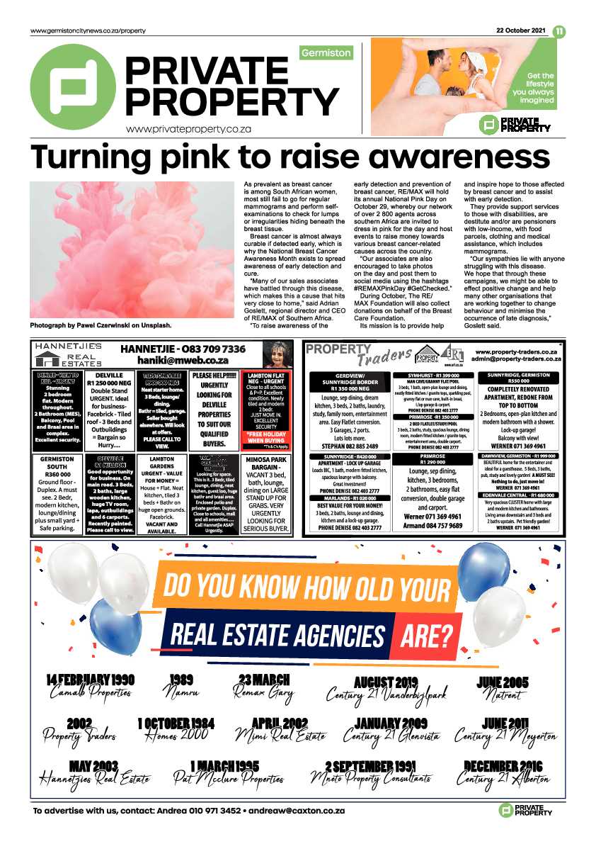 Germiston City News 22 October 2021 page 11