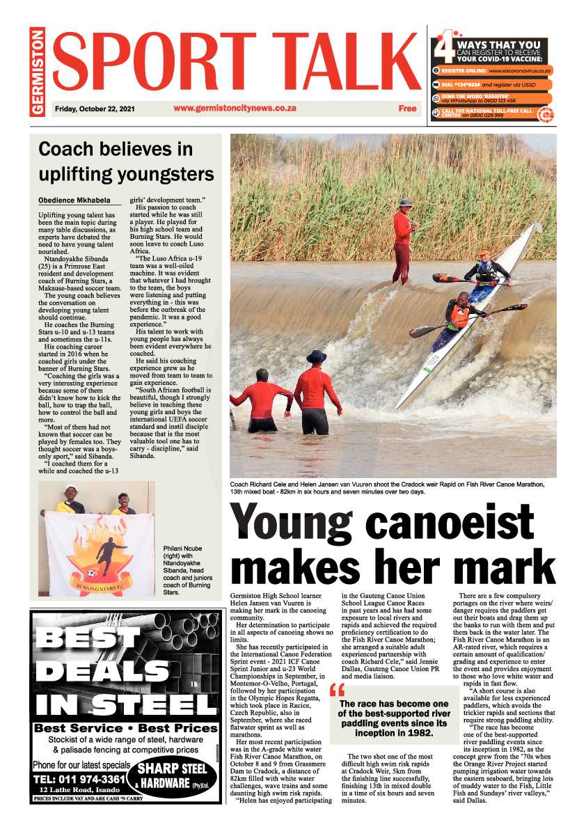 Germiston City News 22 October 2021 page 16