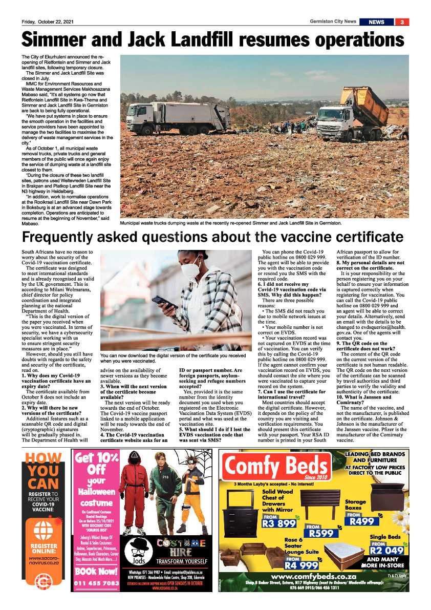 Germiston City News 22 October 2021 page 3