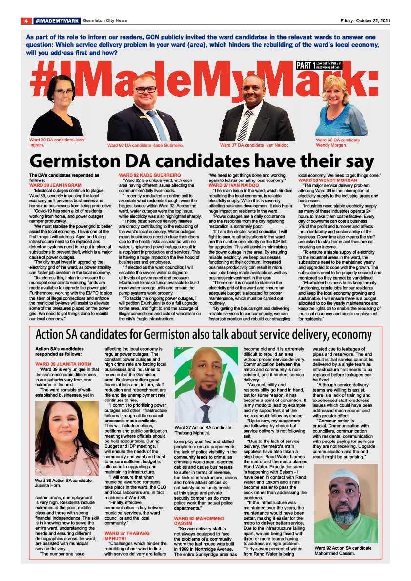 Germiston City News 22 October 2021 page 4