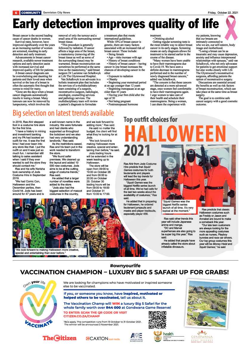 Germiston City News 22 October 2021 page 6
