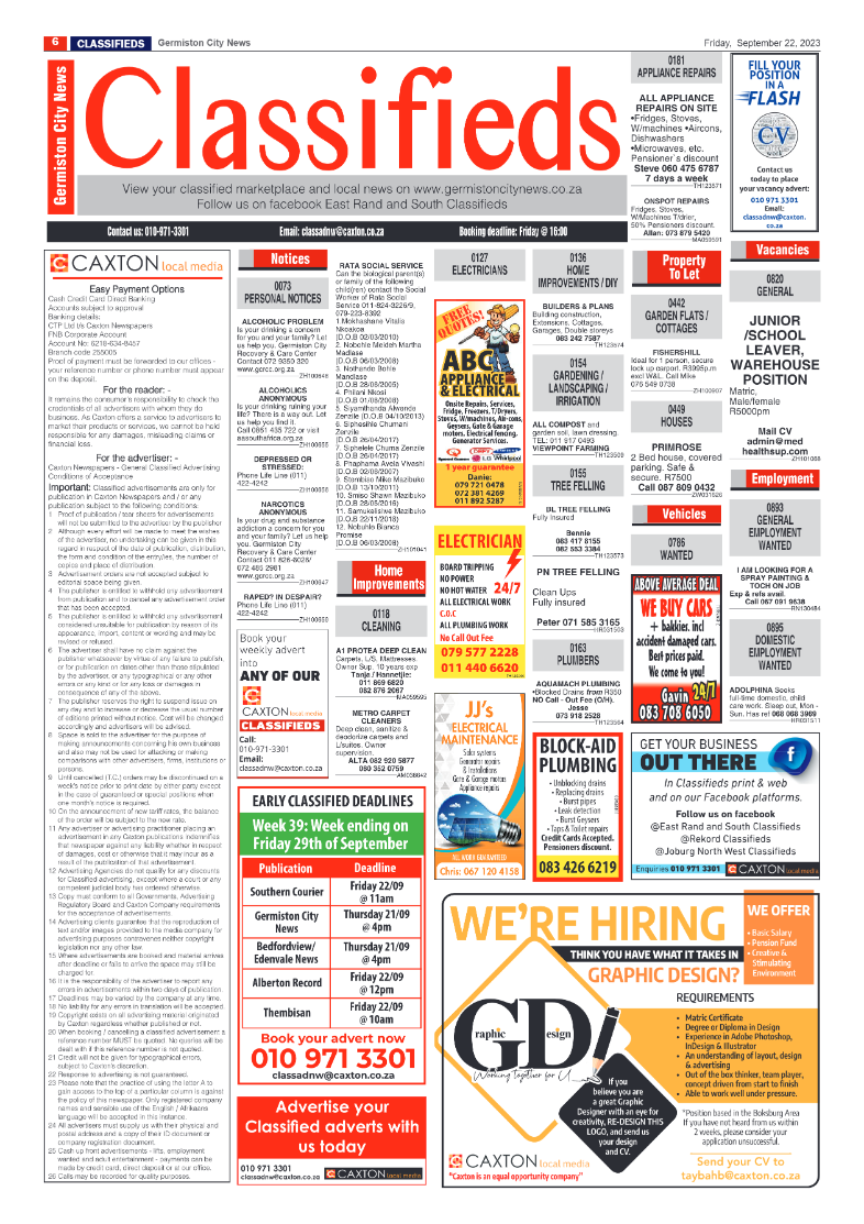 Germiston City News 22 September 2023 page 6