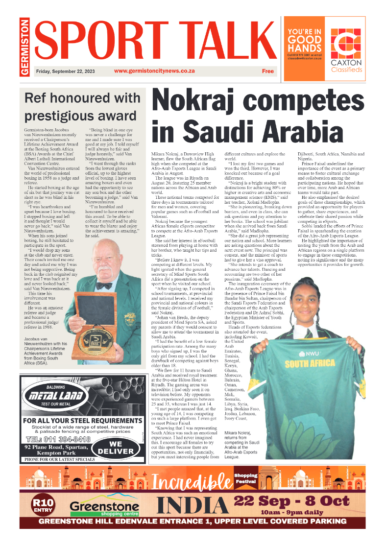 Germiston City News 22 September 2023 page 8